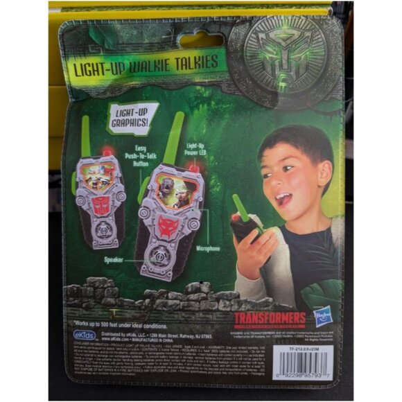 Kids Transformers Two Way Walkie Talkies Rise Of The Beasts Gift Set - Picture 5 of 8